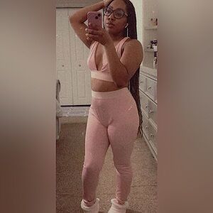 Shein pink lounge set